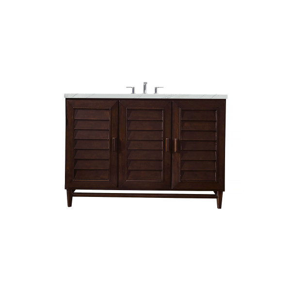 James Martin 620-V48-BNM-3 Portland 48" Burnished Mahogany Vanity w/ 3CM Top