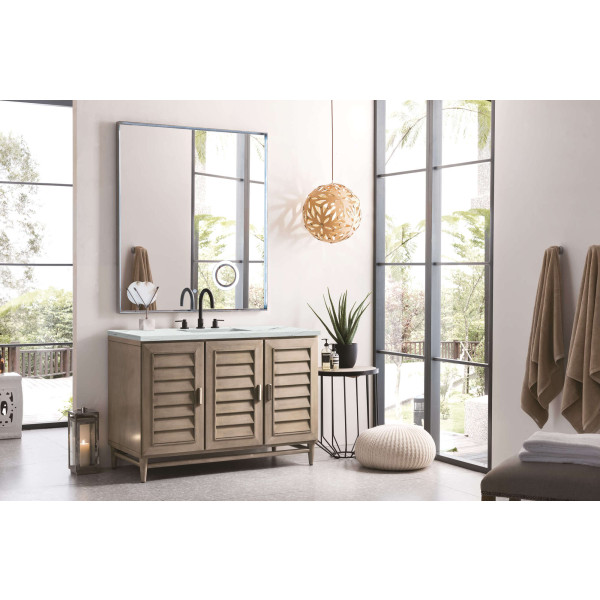 James Martin 620-V48-WW-3 Portland 48" White Washed Walnut Vanity w/ 3 CM Top