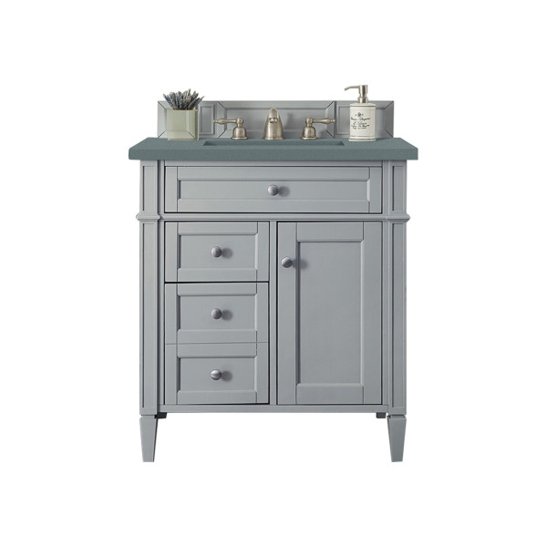 James Martin 650-V30-UGR-3 Brittany 30" Urban Gray Single Vanity w/ 3CM Top