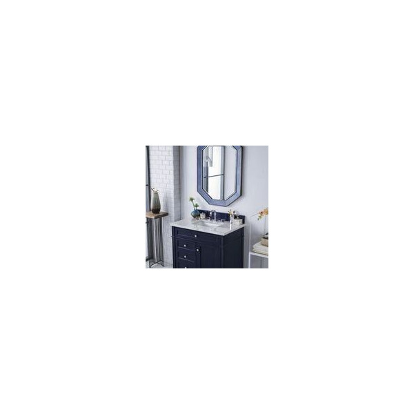 James Martin 650-V36-VBL-3C Brittany 36" Victory Blue Single Vanity w/ Top