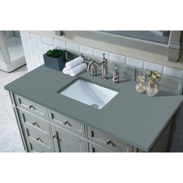 James Martin 650-V48-UGR-3 Brittany 48" Urban Gray Single Vanity with Top