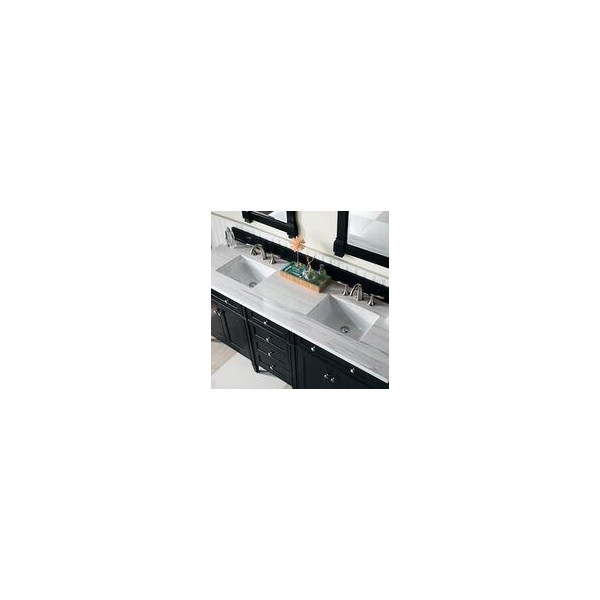 James Martin 650-V72-BKO-3 Brittany 72" Black Onyx Double Vanity w/ CM Top