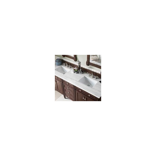 James Martin 650-V72-BNM-3 Brittany 72" Burnished Mahogany Double Vanity w/ Top
