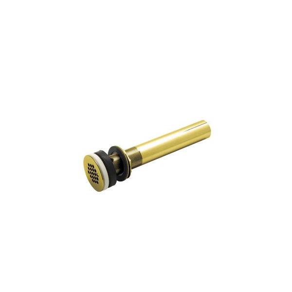 Rohl 7444 Slotted Grid Drain with 10" Tailpiece and Overflow Hole