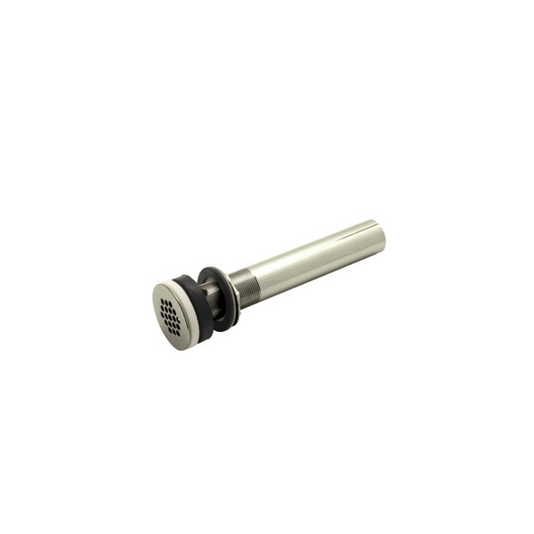 Rohl 7444 Slotted Grid Drain with 10" Tailpiece and Overflow Hole