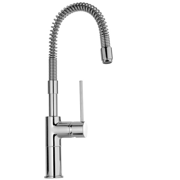Latoscana 78CR558 Elba Single Handle Kitchen Faucet With Spring Spout In Chrome