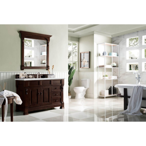 James Martin 147-114-52-3ENC Brookfield 48" Single Vanity + Quartz Top