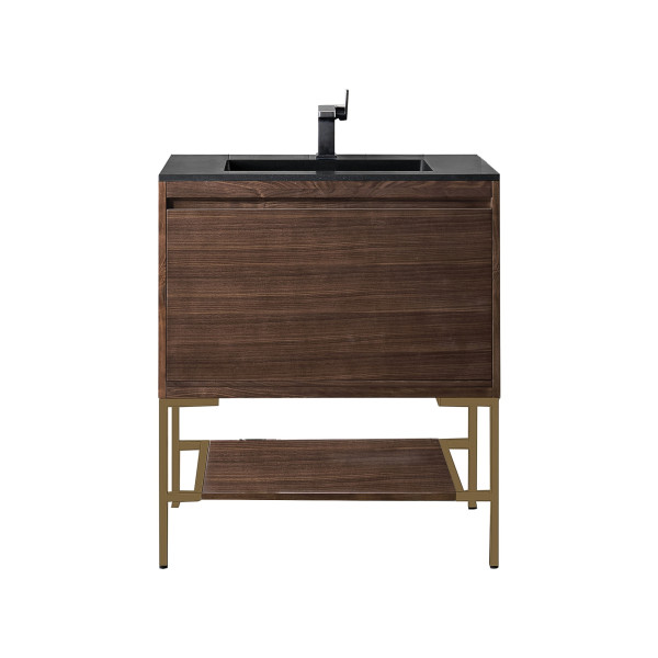 James Martin 801V31.5RGDCHB 31.5" Single Vanity Cabinet w/ Composite Top