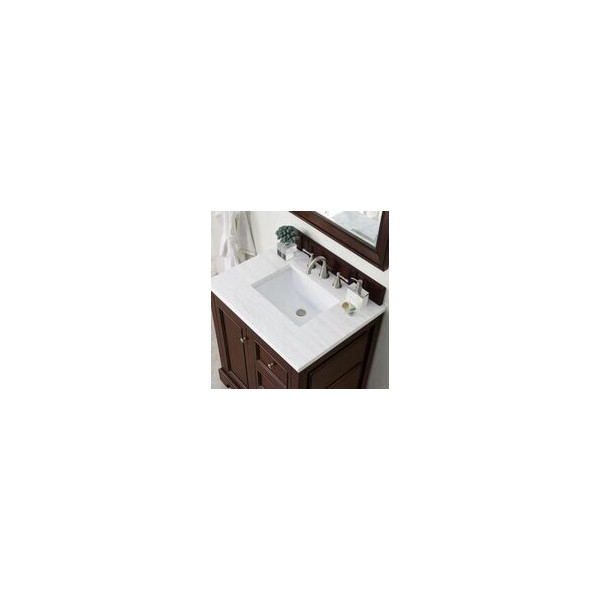 James Martin 825-V30-BNM-3 De Soto 30" Burnished Mahogany Vanity w/ Top
