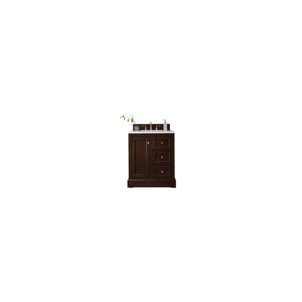 James Martin 825-V30-BNM-3 De Soto 30" Burnished Mahogany Vanity w/ Top