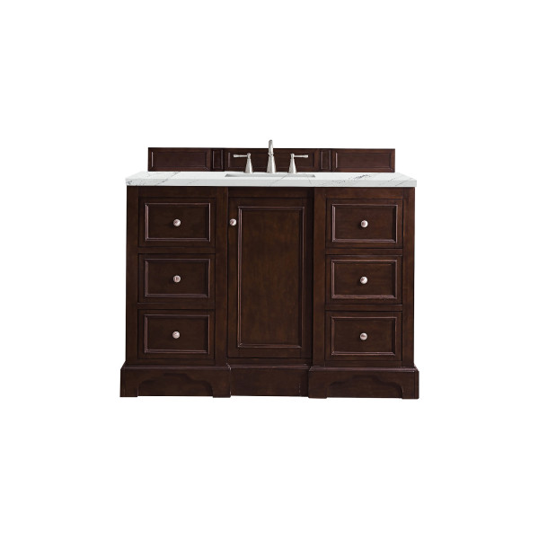 James Martin 825-V48-BNM-3 48" Burnished Mahogany Single Vanity with Top