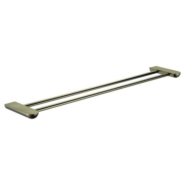 Dawn 95010102 9501 Series 24" Solid Brass Double Towel Rail in Bath Accessories
