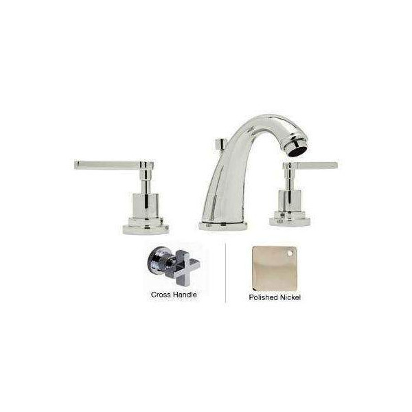 Rohl A1208XM-2 3-Hole Avanti C-Spout Widespread Lavatory Faucet