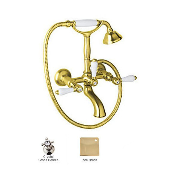 Rohl A1401XM Country Bath Exposed Tub Set Shower Mixer with Handshower