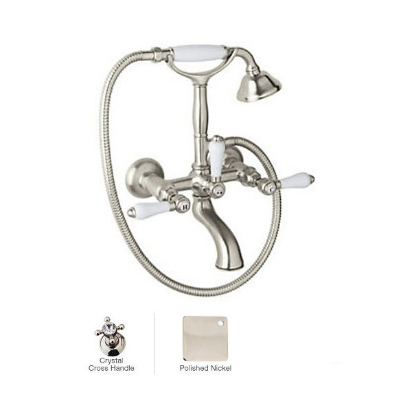 Rohl A1401XM Country Bath Exposed Tub Set Shower Mixer with Handshower
