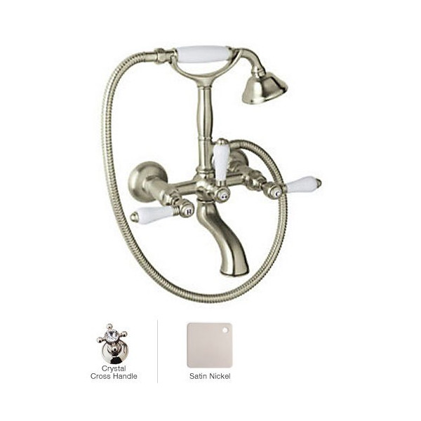 Rohl A1401XM Country Bath Exposed Tub Set Shower Mixer with Handshower