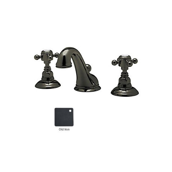 Rohl A1408XM-2 Cross-Handle Viaggio C-Spout Widespread Lavatory Faucet