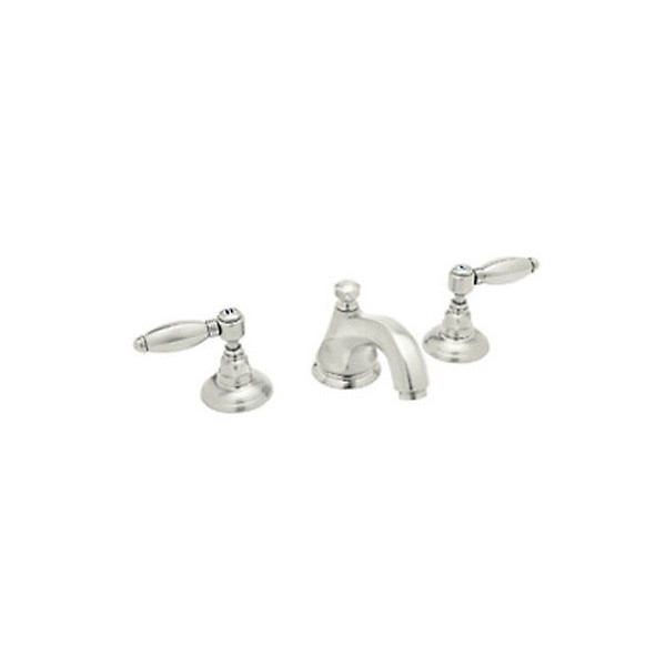 Rohl A1808LH-2 Hex Spout Widespread with Metal Lever Handles