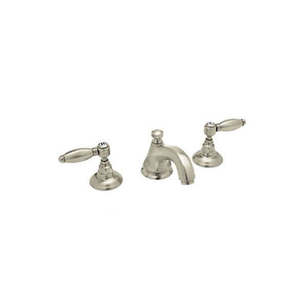 Rohl A1808LH-2 Hex Spout Widespread with Metal Lever Handles
