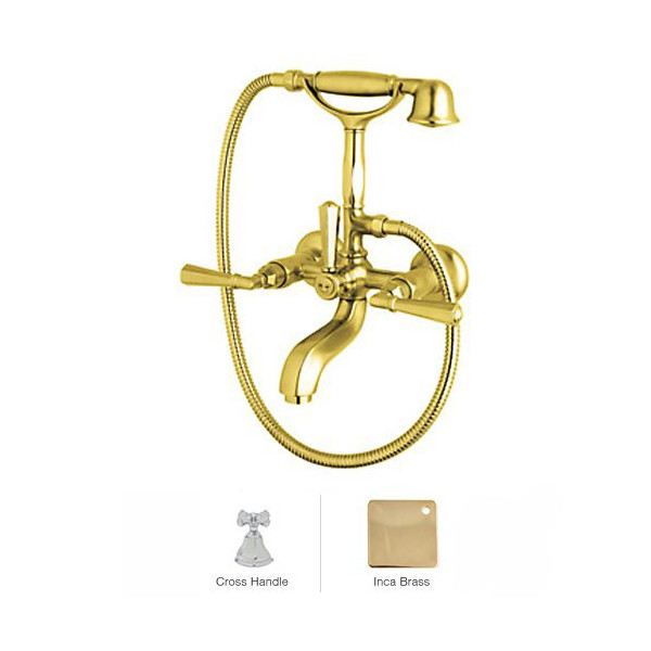 Rohl A1901LM Palladian Exposed Wall Mounted Tub Shower Mixer with Handshowe