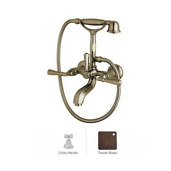 Rohl A1901XM Palladian Exposed Wall Mounted Tub Shower Mixer Handshower