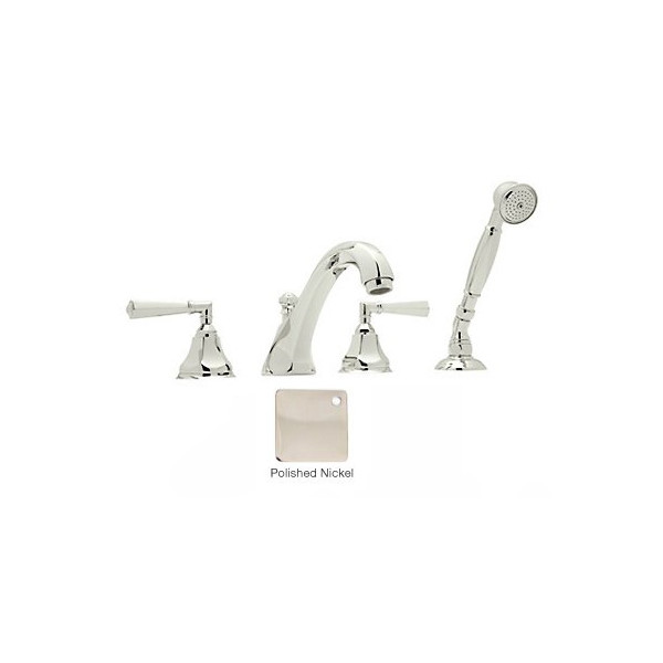 Rohl A1904LM Palladian Roman Tub Faucet with Single Function Hand Shower