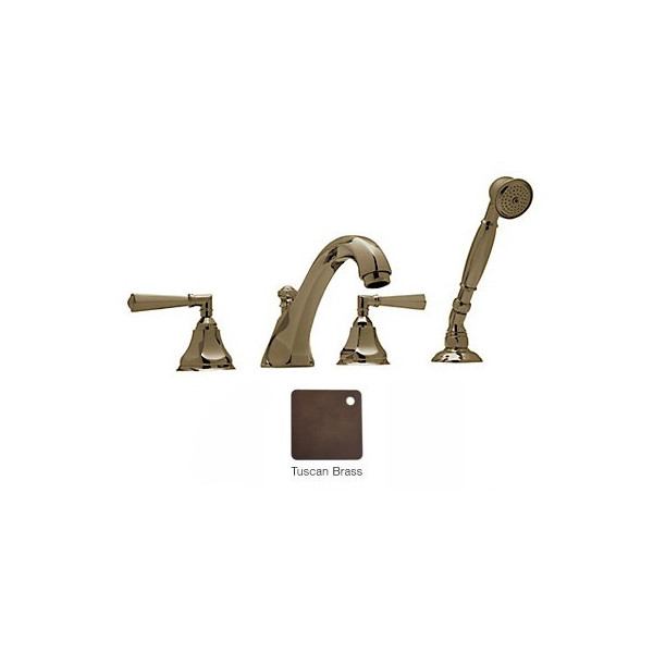 Rohl A1904LM Palladian Roman Tub Faucet with Single Function Hand Shower