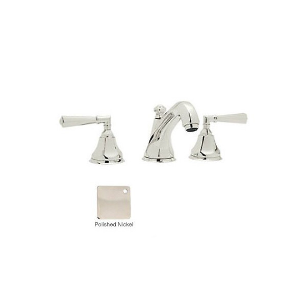 Rohl A1908LM-2 Palladian 3-Hole Widespread Lavatory Faucet Lever handle