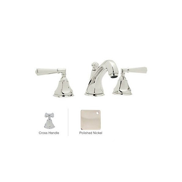 Rohl A1908XM-2 Palladian 3-Hole Widespread Lavatory Faucet Cross handle