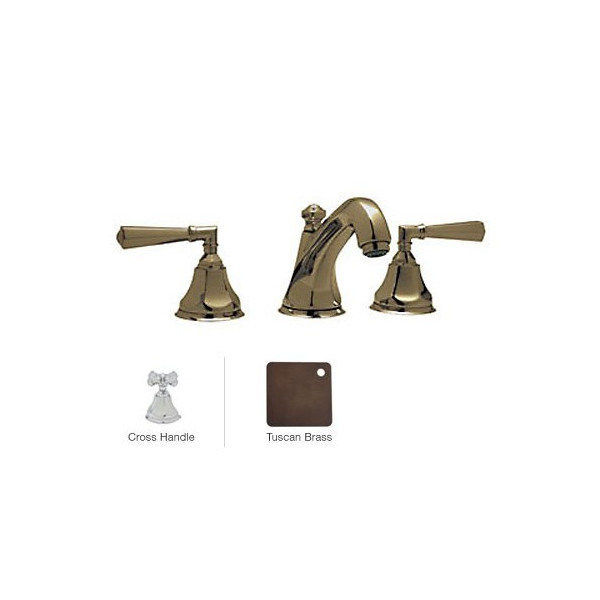 Rohl A1908XM-2 Palladian 3-Hole Widespread Lavatory Faucet Cross handle