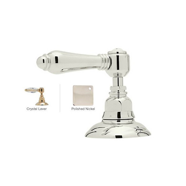 Rohl A2716LC Country Bath Crystal Lever Handle Diverter