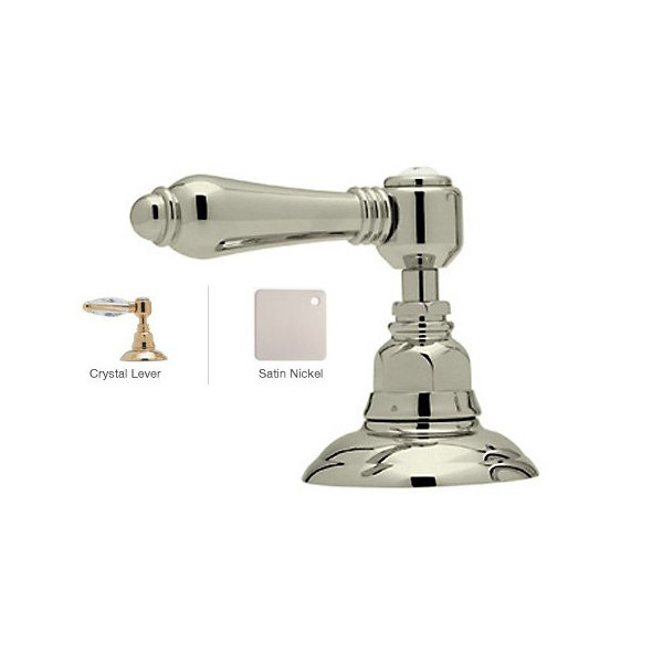 Rohl A2716LC Country Bath Crystal Lever Handle Diverter
