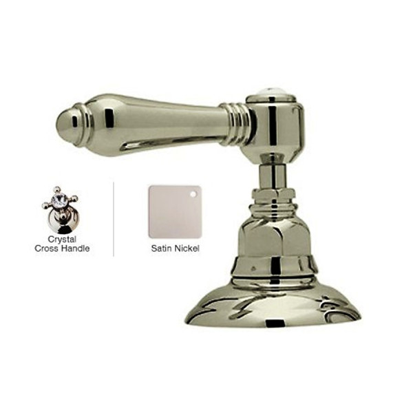 Rohl A2716XC Country Bath Crystal Cross Handle 2-Direction Diverter