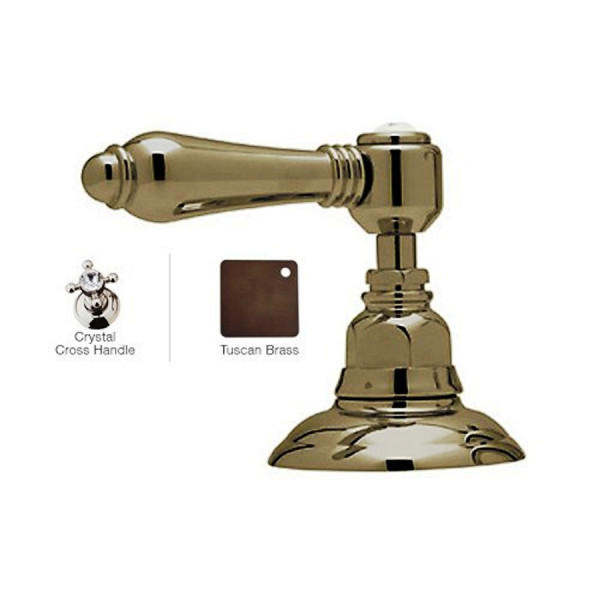 Rohl A2716XC Country Bath Crystal Cross Handle 2-Direction Diverter