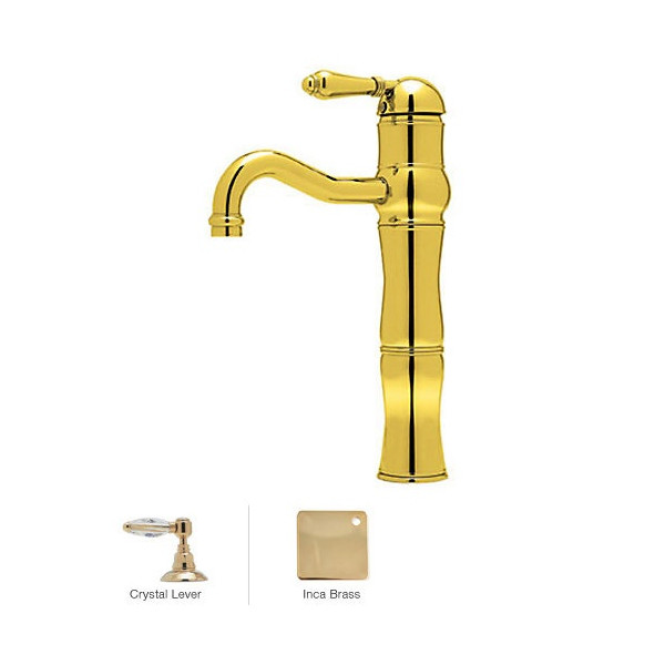 Rohl A3672LC Acqui Single Lever 13 1/8" Above Counter Lavatory Faucet