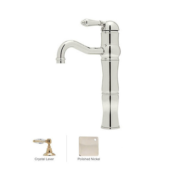 Rohl A3672LC Acqui Single Lever 13 1/8" Above Counter Lavatory Faucet