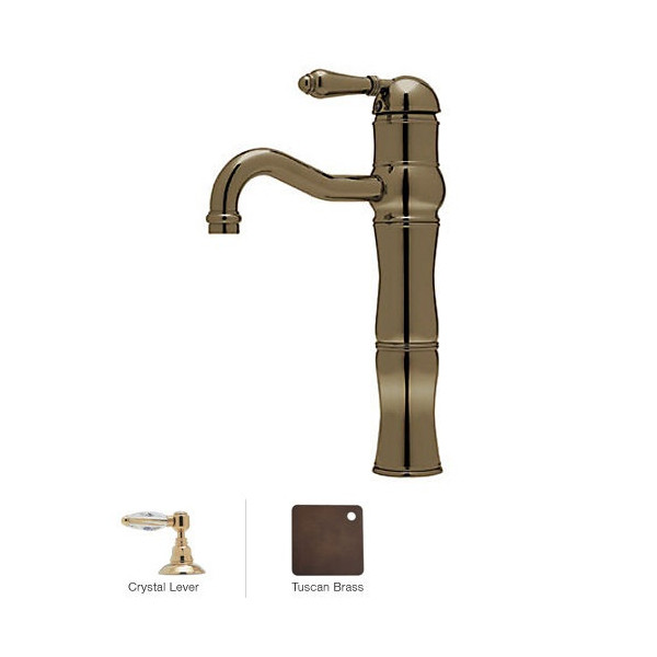 Rohl A3672LC Acqui Single Lever 13 1/8" Above Counter Lavatory Faucet