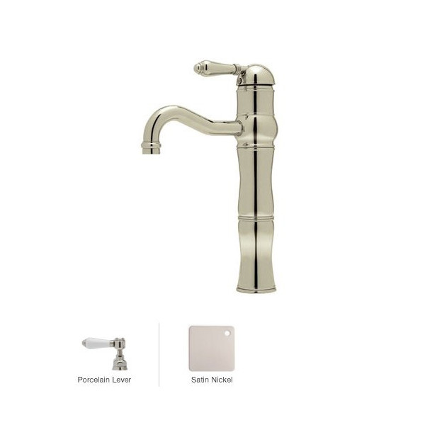 Rohl A3672LP Acqui Single Lever 13 1/8" Above Counter Lavatory Faucet