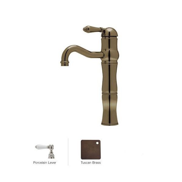 Rohl A3672LP Acqui Single Lever 13 1/8" Above Counter Lavatory Faucet