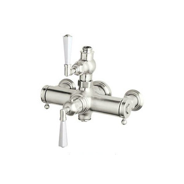 Rohl A4817LM Palladian Lever-Handle Wall Mount Exposed Thermostatic Mixer