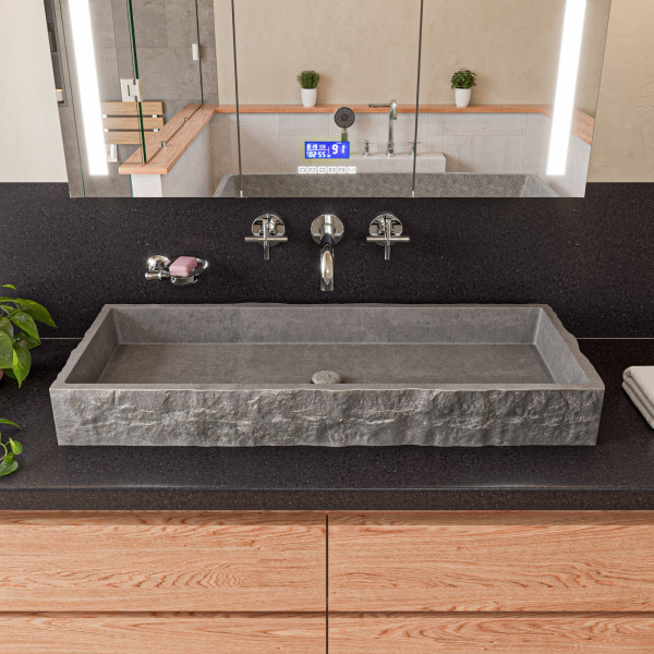 ALFI brand AB1035 8 Inch Widespread Wall-Mounted Cross Handle Faucet
