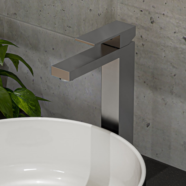 ALFI brand AB1129 Single Lever Tall Square Bathroom Faucet Polished/Brushed