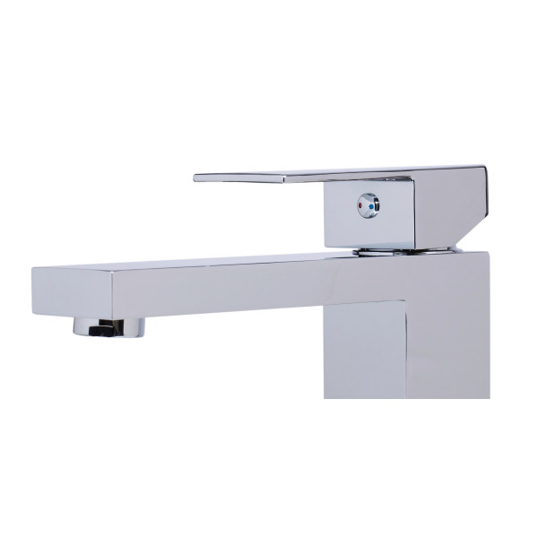 ALFI brand AB1129 Single Lever Tall Square Bathroom Faucet Polished/Brushed