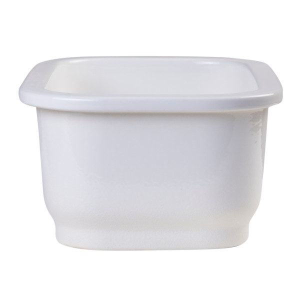 ALFI brand AB1218 Small Rectangle Fireclay Undermount or Drop In Prep Sink