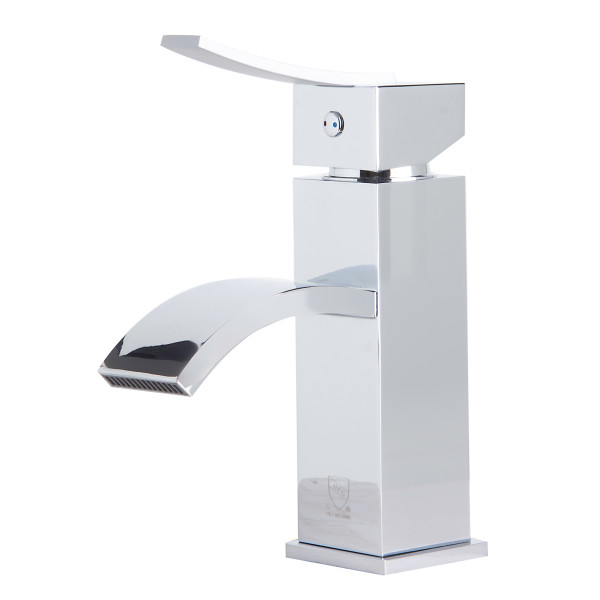 ALFI brand AB1258 Single Lever Square Bathroom Faucet Polished or Brushed