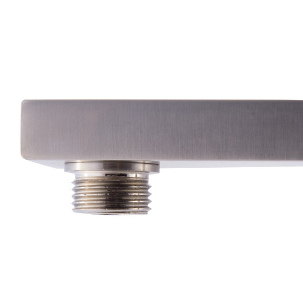 ALFI brand AB12GSW 12 Inch Square Raised Wall Mounted Shower Arm
