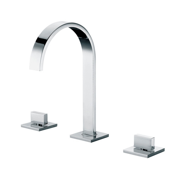ALFI brand AB1336 Gooseneck Widespread Bathroom Faucet