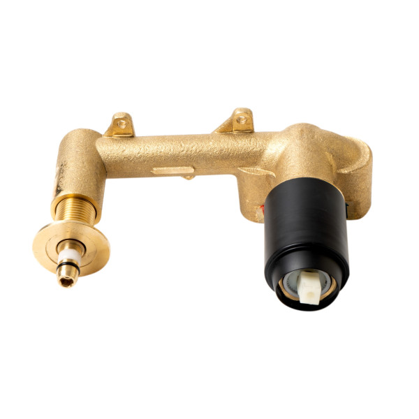 ALFI brand AB1468 Single Lever Wallmount Bathroom Faucet Polished & Brushed