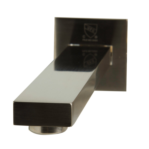 ALFI brand AB1468 Single Lever Wallmount Bathroom Faucet Polished & Brushed
