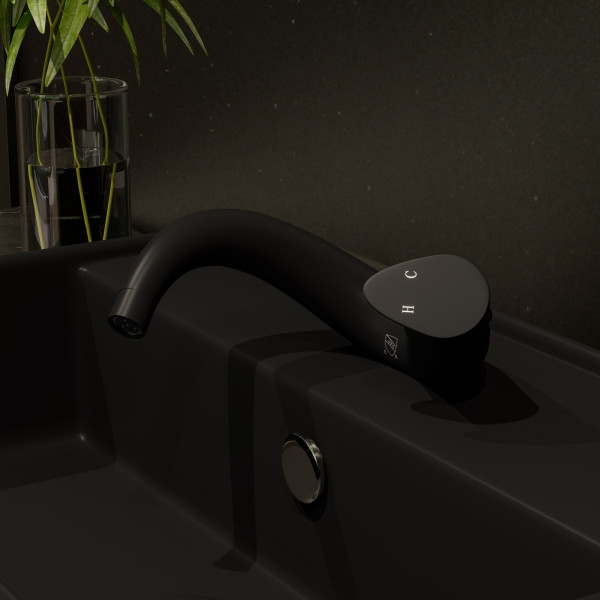 ALFI brand AB1572 Single Lever Wave Bathroom Faucet Polished or Brushed